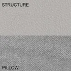 Letto Rotondo Matrimoniale Rivestito in Ecopelle di Design Made in Italy - Vesio Viadurini