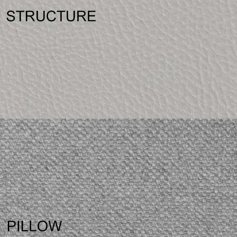 Letto Rotondo Matrimoniale Rivestito in Ecopelle di Design Made in Italy - Vesio Viadurini