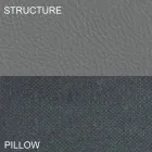 Letto Rotondo Matrimoniale Rivestito in Ecopelle di Design Made in Italy - Vesio Viadurini