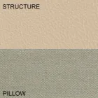 Letto Rotondo Matrimoniale Rivestito in Ecopelle di Design Made in Italy - Vesio Viadurini