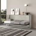 Letto Singolo a Scomparsa Orizzontale Made in Italy - Collaborativo