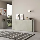 Letto Singolo a Scomparsa Orizzontale Made in Italy - Collaborativo Viadurini
