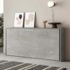 Letto Singolo a Scomparsa Orizzontale Made in Italy - Collaborativo Viadurini