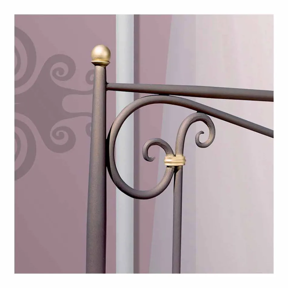 Letto Singolo in Ferro Battuto Auriga Viadurini