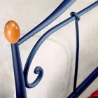 Letto Singolo in Ferro Battuto Dalia Viadurini