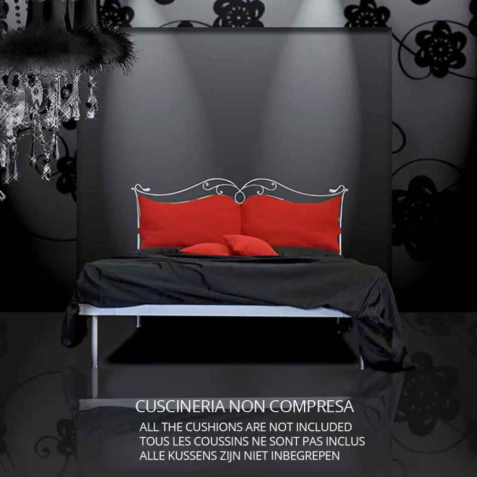 Letto Singolo in Ferro Battuto Febo Viadurini