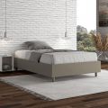 Letto Una Piazza e Mezzo 120x200 cm Rivestito in Similpelle Made in Italy - Atleta