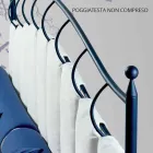 Letto Una Piazza e Mezzo in Ferro Battuto Ametista Viadurini