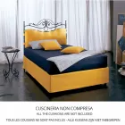 Letto Una Piazza e Mezzo in Ferro Battuto Lira Viadurini