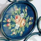 Letto una piazza e mezzo in ferro battuto schiacciato di design Gloria Viadurini