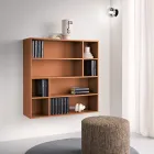 Libreria a Muro di Design in Nobilitato di Diversi Colori Made in Italy - Kea Viadurini