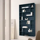 Libreria a Muro di Design in Nobilitato di Diversi Colori Made in Italy - Kea Viadurini