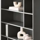 Libreria a Muro di Design in Nobilitato di Diversi Colori Made in Italy - Kea Viadurini