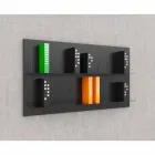 Libreria da Appendere Skyline 130x70 Mabele Viadurini