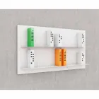 Libreria da Appendere Skyline 130x70 Mabele Viadurini