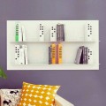 Libreria design da muro Skyline 130x70 Mabele, prodotto artigianale