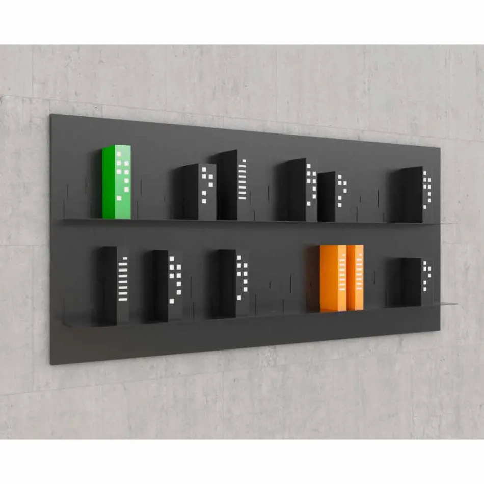 Libreria da Appendere Skyline 186x86 Mabele Viadurini