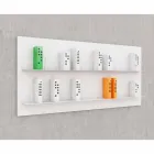 Libreria da Appendere Skyline 186x86 Mabele Viadurini