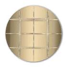 Libreria da Parete Tonda in Plexiglass Oro o Argento Made in Italy - Lizzy Viadurini