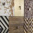 Libreria da Salotto in Legno di Mango e Ante Riciclate Homemotion - Auriel Viadurini