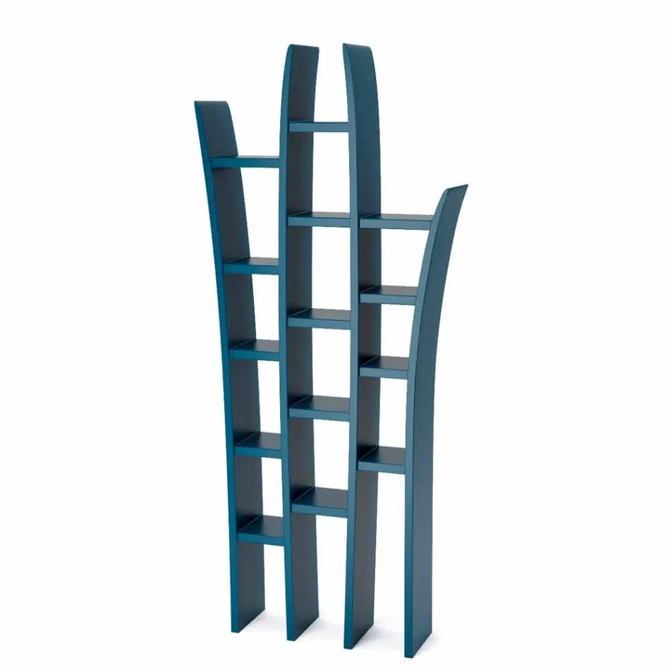 Libreria da terra design moderno Herba made in Italy Viadurini