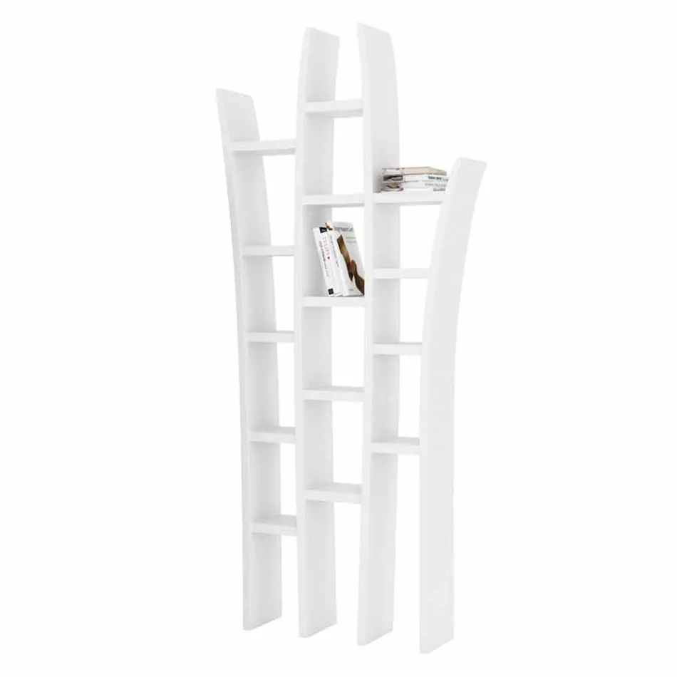 Libreria da terra design moderno Herba made in Italy Viadurini