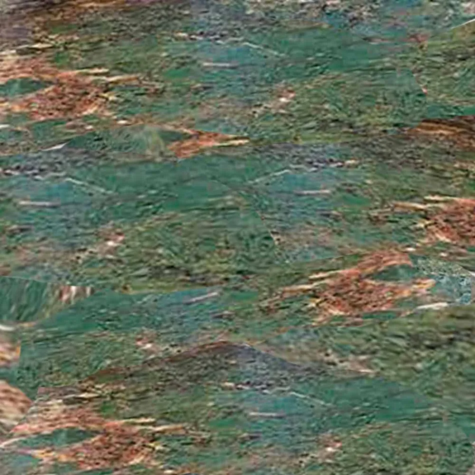 Libreria da Terra di Design in Legno con Piani in Gres Made in Italy - Aspide Viadurini