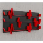  Libreria Design Battikuore 186x101 (3 Ripiani) Mabele Viadurini