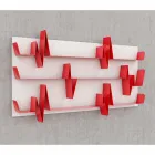  Libreria Design Battikuore 186x101 (3 Ripiani) Mabele Viadurini