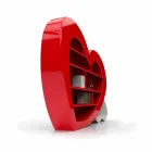Libreria Design in Adamantx® Cuore Made in Italy Viadurini