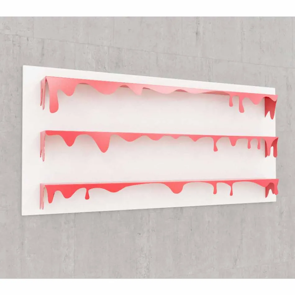 Libreria Design Kolata 186x86 (3 Ripiani) Mabele Viadurini