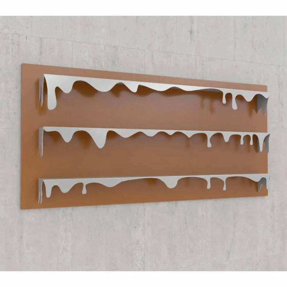 Libreria Design Kolata 186x86 (3 Ripiani) Mabele Viadurini