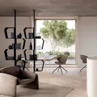 Libreria in Metallo Verniciato con Piedino Regolabile Made in Italy - Fernanda Viadurini