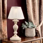 Lume in Legno con Paralume Made in Italy - Milano Viadurini