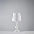 Lume in Legno con Paralume  Made in Italy per Arredare L’interno - Siena Viadurini