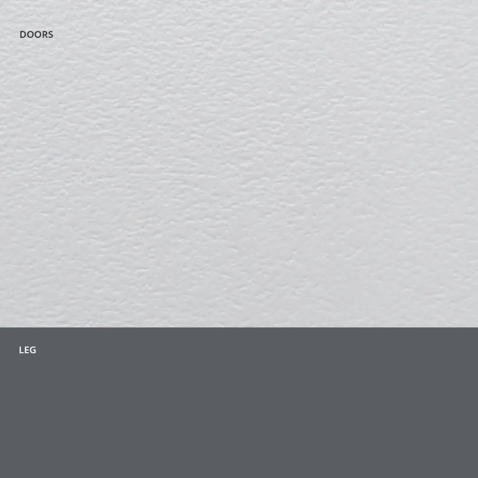 Madia con Ante in Laminato HPL Effetto Pietra Made in Italy - Fiorenza Viadurini