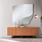 Madia con Quattro Ante in Mdf e Nobilitato in Due Finiture Made in Italy - Rialto Viadurini