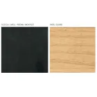 Madia da Salotto con 4 Ante in Finitura Frassino Naturale Made in Italy - Melek Viadurini