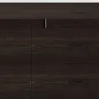 Madia da Salotto in Legno con Struttura in Vetro Made in Italy - Azuki Viadurini