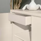 Madia da Soggiorno con 2 Ante e 3 Cassetti Made in Italy - Talinea Viadurini