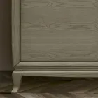 Madia da Soggiorno con 2 Ante in Finitura Fumo Made in Italy - Olenna Viadurini