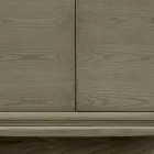 Madia da Soggiorno con 2 Ante in Finitura Fumo Made in Italy - Olenna Viadurini