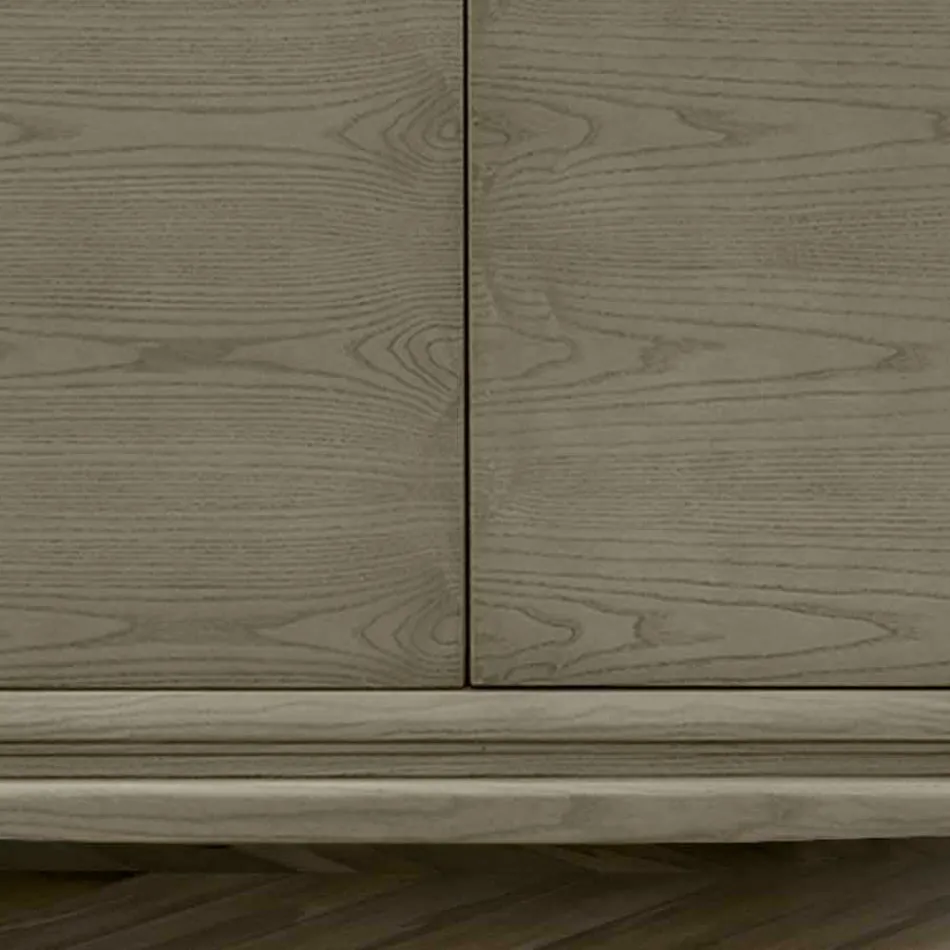 Madia da Soggiorno con 2 Ante in Finitura Fumo Made in Italy - Olenna Viadurini