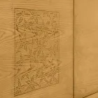 Madia da Soggiorno con 3 Ante e Incisione Centrale Made in Italy - Serenia Viadurini