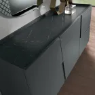 Madia da Soggiorno con 3 Ante in MDF Laccato Made in Italy - Elena Viadurini