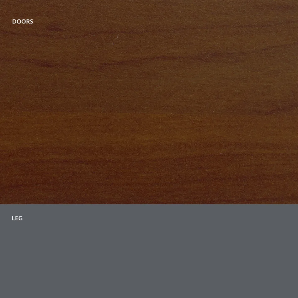 Madia da Soggiorno in Legno Opaco e Laminato HPL Made in Italy - Fiorenza Viadurini