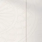 Madia da Soggiorno in Mdf Bianco con Bassorilievo Made in Italy - Stilea Viadurini