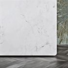 Madia da Zona Living con 3 Ante in Finitura Marmo Carrara Made in Italy - Finn Viadurini