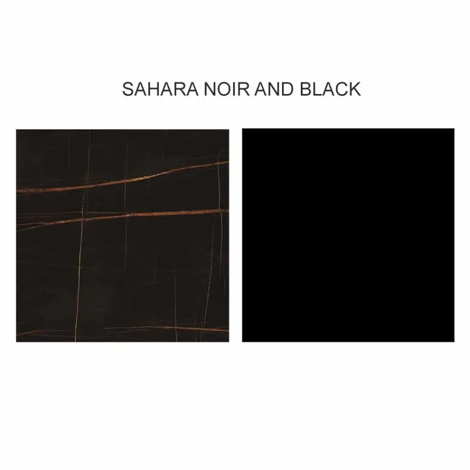 Madia di Design in Gres con Struttura in Legno e Mdf Made in Italy - Cunea Viadurini