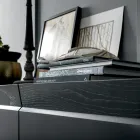 Madia in Legno 3 Ante con Bordo Inclinato e Piano in Ceramica - Mondolfo Viadurini